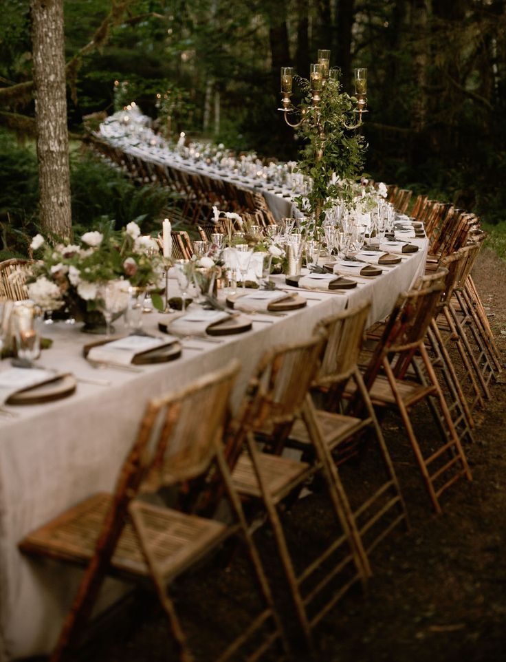 The Family-Style Dinner Table in the Woods_.